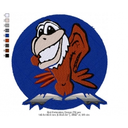 Bird Embroidery Design 78